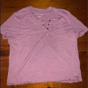 American eagle top with buttons in the front!